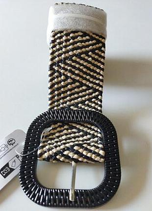 Женский плетеный пояс из соломы ladies belt 105см
