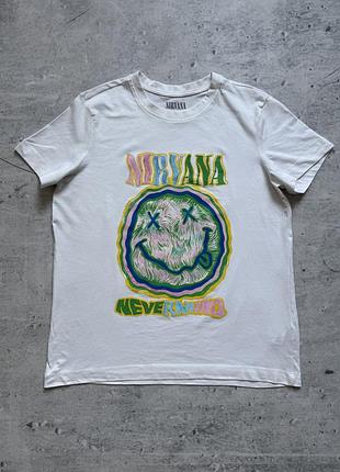 Жіноча футболка мерч nirvana 2024 next розмір 16