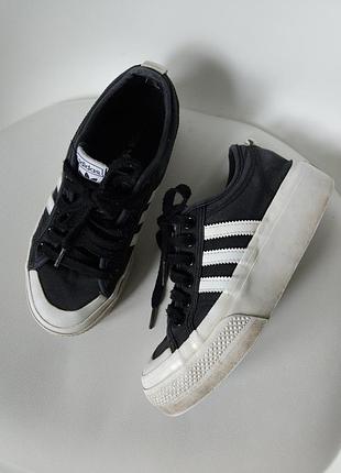Жіночі кросівки adidas nizza оригінал, оригінальні кросівки adidas, кросівкі на високій підошві 37р