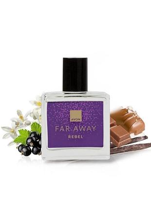 Парфумна вода far away rebel avon, (30 мл)