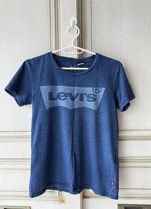 Синя футболка levi’s жіноча