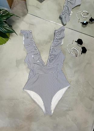 Суцільний купальник zara h&m розмір s-m