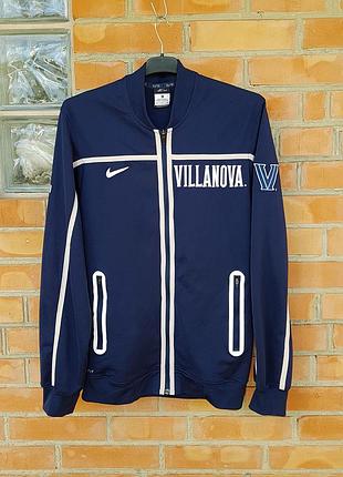 Nike villanova wildcats ncaa warm-up jacket олімпійка вітровка кофта на змійці оригінал (s)