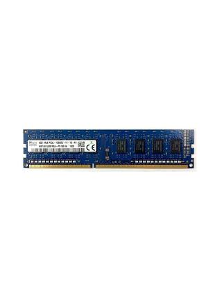 Оперативна пам'ять hynix ddr3l 4gb 1600mhz 1rx8 pc3l-12800, non-ecc unbuffered б/в