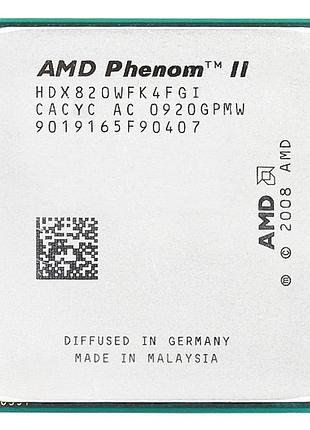 Процессор amd phenom ii x4 820 2.8 ghz am3, 95w б/у