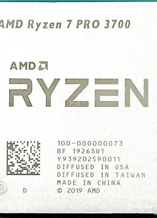 Процессор amd ryzen 7 pro 3700 3.6-4.4 ghz am4, 65w б/у