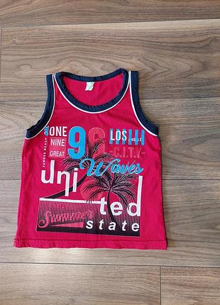 Літня майка на хлопчика 110 розмір