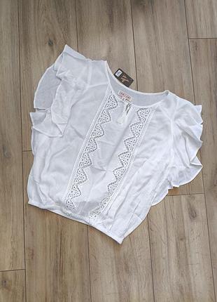 Нова біла молочна блузка вишиванка