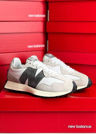 Мужские кроссовки new balance 327 grey white
