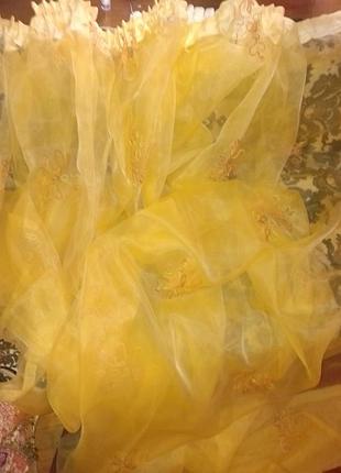 Тюль длинный новый