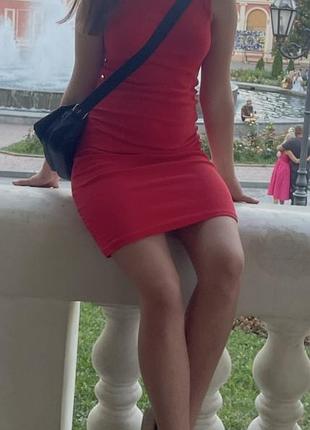 Сукня майка в рубчик zara