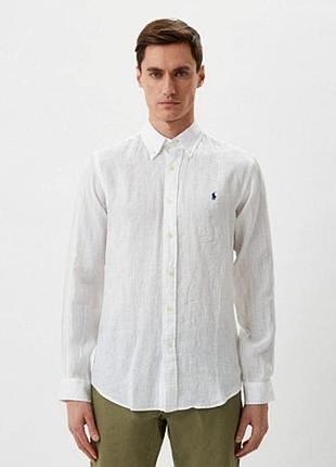 Лляна сорочка ralph lauren