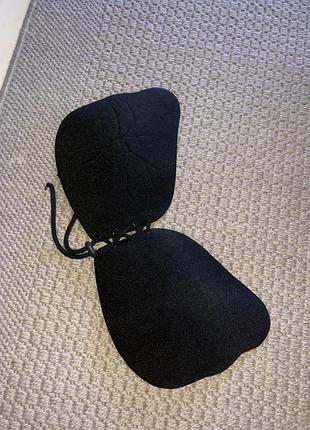 Бюстгальтер метелик силіконовий без шлейок лиф лифчик бабочка без шлеек липучках