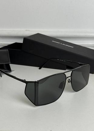 Очки солнцезащитные чёрные маска