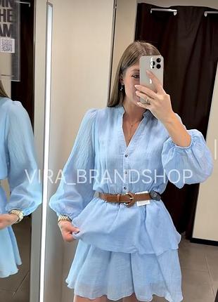 Блакитна сукня zara