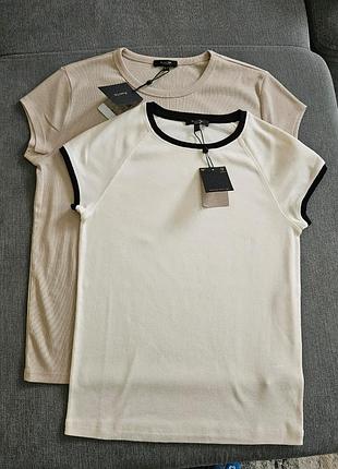 Футболка хлопковые massimo dutti размер s в стиле old money