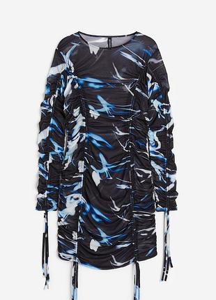 Сітчаста сукня зі шнурком h&m