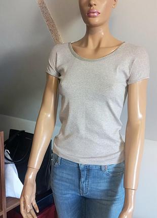 Fabiana filippi! оригинал! женская футболка с нитью монили.