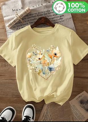 Жіноча футболка з бавовни хлопок