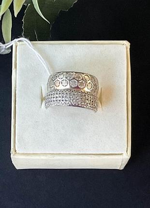 Кільце широке срібне, 925 проби, 18 розмір