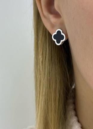Серьги серебро 925 пробы 2