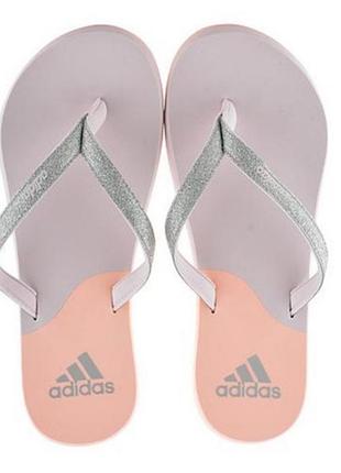 Жіночі в'єтнамки аdidas eezay glitter flip flops, розмір 38, довжина устілки 24 см, виробник в'єтнам,оригінал