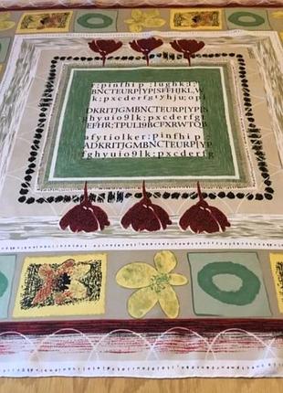 Красива вінтажна хустка ручної роботи esprit 100% шовк 76 х 80 см