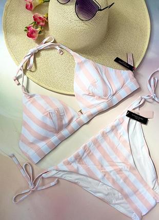 Купальник у смужку, купальник трикутник