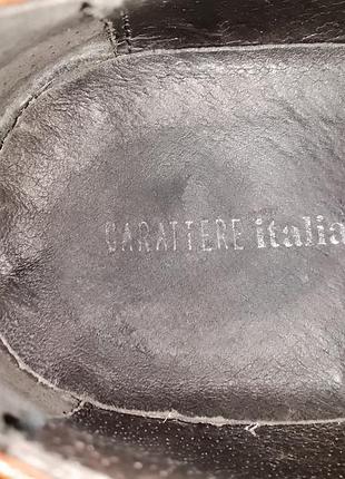 Туфли броги кожаные италия carattere italiano винтаж 00-е 6