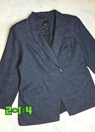 2+1=4 шикарний синій жіночий піджак жакет next, розмір 56 - 58