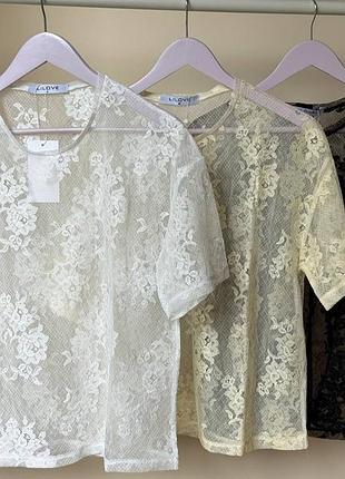 Футболка з мережива