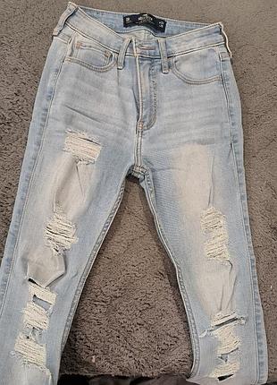 Джинсы женские s, hollister