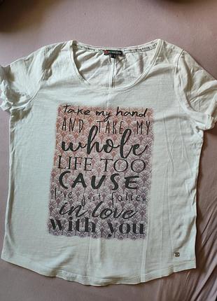 Футболка street one с романтичной надписью