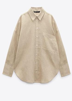 Сорочка із льону zara