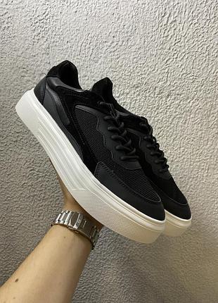 Кеди кросівки ручної роботи з замші шкіри та текстилю розмір 41 42 43