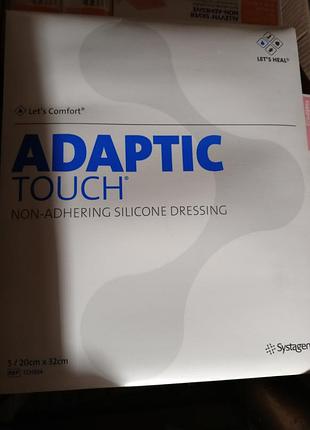Пов’язка adaptic touch non-adhering silicone dressing 20 см × 32 см (прострочен).