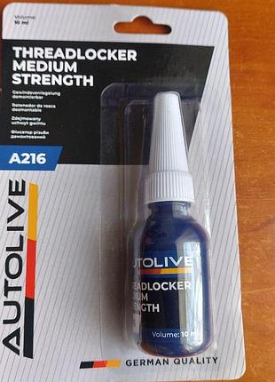 Анаєробний фіксатор різьбового з'єднання autolive a216 threadlocker medium strength