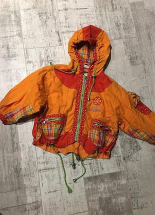 Topolino-модна помаранчева куртка🧡зручний стильний фасон