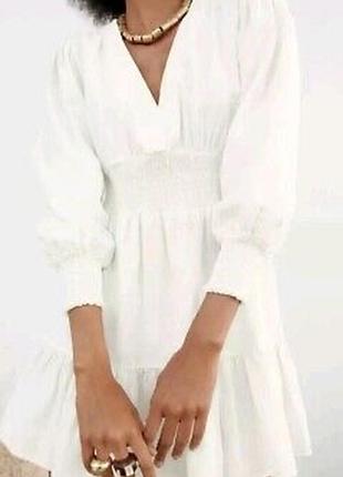 Лляне плаття zara 4