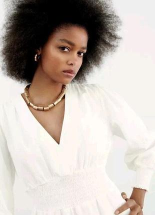 Лляне плаття zara 3