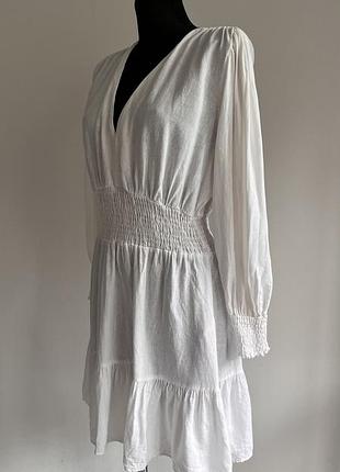Лляне плаття zara 8
