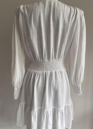 Лляне плаття zara 9