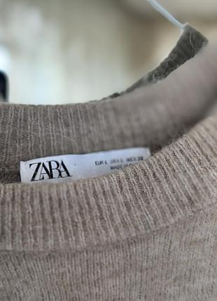 Шерстяна кофта джемпер альпака жіноча zara6 фото