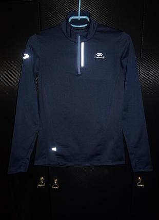 Лонгслів реглан kalenji dechatlon жіночий спортивний тренувальний xs