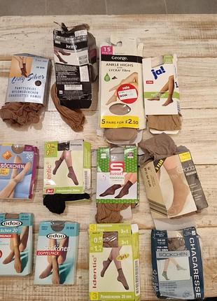 Летние тонкие капроновые носочки комплект из 5штук