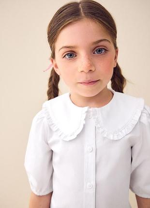 Блузка школьная рубашка next 🌸 4