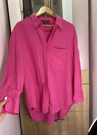 Рожева лляна сорочка primark