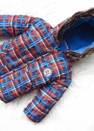 Стильная  теплая зимняя  куртка парка  с капюшоном ergee