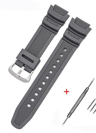 Ремінець для casio g-shock ae-1000/1200 gray si