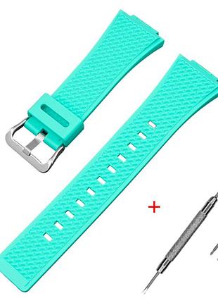 Ремінець для casio g-shock ga-100/110 light green si